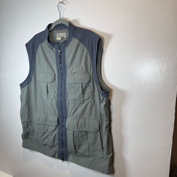Duluth Men's Dry on the Fly Gray Green Vest Size 2XL Tall - Picture 12 of 16